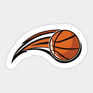 Basketball ball. Sticker